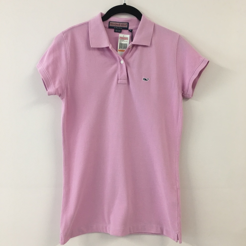 NWT Vineyard Vines Classic Polo Pique Women Size S
